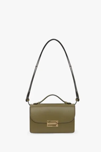 Borsa Dorian piccola in pelle verde cactus
