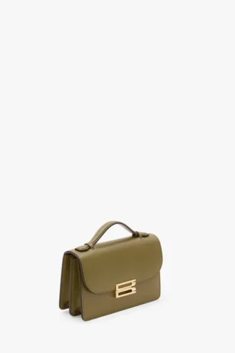 Borsa Dorian piccola in pelle verde cactus