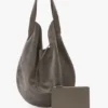 Borsa hobo Plia morbida in grigio ghiaia Borsa hobo Plia morbida in grigio ghiaia