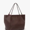 Borsa tote da viaggio The Victoria in pelle bordeaux Borsa tote da viaggio The Victoria in pelle bordeaux