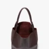 Borsa tote The Victoria grande in pelle bordeaux Borsa tote The Victoria grande in pelle bordeaux