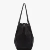 Borsa tote The Victoria grande in pelle scamosciata blu navy Borsa tote The Victoria grande in pelle scamosciata blu navy