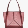Borsa tote The Victoria grande in rete bordeaux Borsa tote The Victoria grande in rete bordeaux