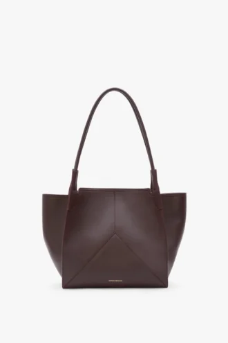 Borsa tote The Victoria in pelle bordeaux
