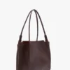 Borsa tote The Victoria in pelle bordeaux Borsa tote The Victoria in pelle bordeaux