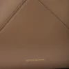 Borsa tote The Victoria in pelle grigio tortora Borsa tote The Victoria in pelle grigio tortora