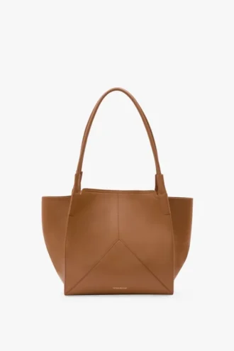 Borsa tote The Victoria in pelle marrone chiaro