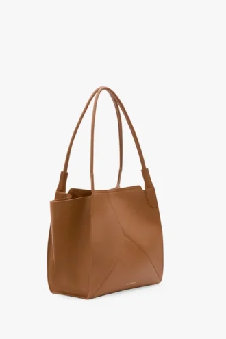 Borsa tote The Victoria in pelle marrone chiaro