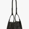 Borsa Victoria Plié in pelle nera Borsa Victoria Plié in pelle nera