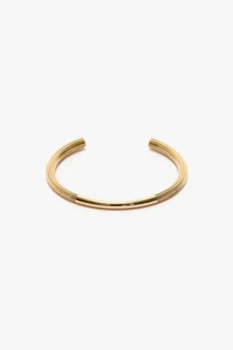 Bracciale a gemelli in oro chiaro