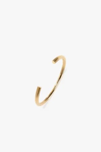 Bracciale a gemelli in oro chiaro