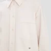 Camicia a maniche lunghe in color osso Camicia a maniche lunghe in color osso