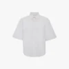 Camicia a trapezio in bianco ottico Camicia a trapezio in bianco ottico