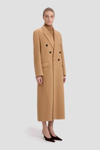 Cappotto color cammello