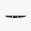 Cintura Dorian con fibbia a spillo in pelle liscia nera Cintura Dorian con fibbia a spillo in pelle liscia nera