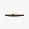Cintura Dorian con fibbia a spillo in pelle liscia nera Cintura Dorian con fibbia a spillo in pelle liscia nera