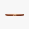 Cintura Dorian standard in pelle liscia color cuoio Cintura Dorian standard in pelle liscia color cuoio