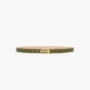 Cintura Dorian standard in pelle liscia color kaki Cintura Dorian standard in pelle liscia color kaki