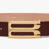Cintura Jumbo Dorian in pelle bordeaux Cintura Jumbo Dorian in pelle bordeaux