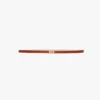 Cintura Micro Dorian in pelle marrone chiaro Cintura Micro Dorian in pelle marrone chiaro