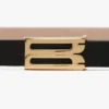 Cintura Micro Dorian in pelle nera Cintura Micro Dorian in pelle nera