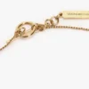 Collana con ciondolo a forma di gemello in oro chiaro Collana con ciondolo a forma di gemello in oro chiaro