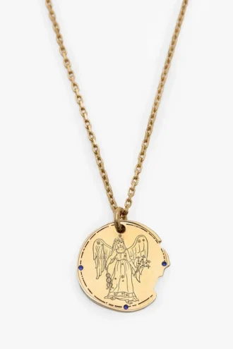 Collana con segno zodiacale Vergine