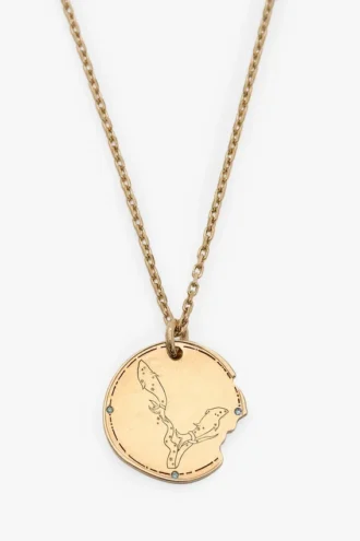 Collana del segno zodiacale Pesci