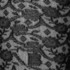 Collant in pizzo con monogramma in nero Collant in pizzo con monogramma in nero