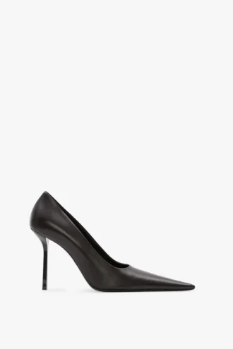 Décolleté a spillo The Victoria 100 in pelle nera