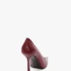 Décolleté con tacco a spillo The Victoria 100 in pelle bordeaux Décolleté con tacco a spillo The Victoria 100 in pelle bordeaux