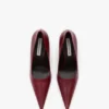 Décolleté con tacco a spillo The Victoria 100 in pelle bordeaux Décolleté con tacco a spillo The Victoria 100 in pelle bordeaux