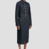Giacca in denim con lavaggio chiaro