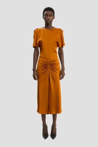 Gonna midi Bela in bronzo Gonna midi Bela in bronzo