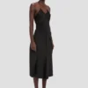 Gonna midi sartoriale in nero Gonna midi sartoriale in nero