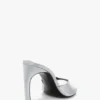 Harlow mule 100 in raso color magnesio Harlow mule 100 in raso color magnesio
