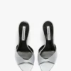 Harlow mule 100 in raso color magnesio Harlow mule 100 in raso color magnesio