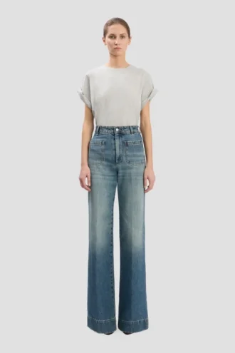 Jeans Alina in lavaggio blu consumato