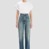 Jeans elasticizzati Alina in lavaggio blu consumato Jeans elasticizzati Alina in lavaggio blu consumato