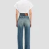 Jeans elasticizzati Alina in lavaggio blu consumato Jeans elasticizzati Alina in lavaggio blu consumato