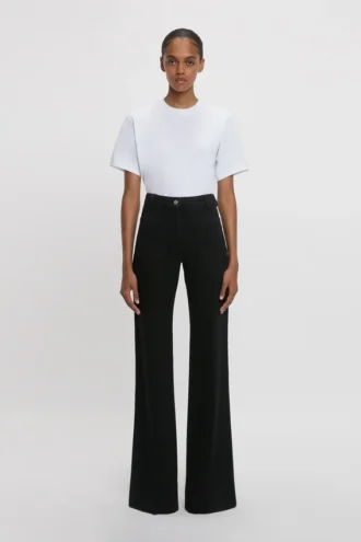 Jeans elasticizzati Alina in nero lavato