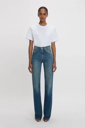 Jeans elasticizzati Julia in blu medio