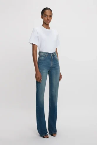 Jeans elasticizzati Julia in blu medio