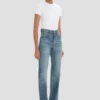 Jeans elasticizzati Julia in lavaggio blu consumato Jeans elasticizzati Julia in lavaggio blu consumato