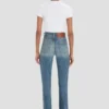 Jeans elasticizzati Julia in lavaggio blu consumato Jeans elasticizzati Julia in lavaggio blu consumato