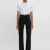 Jeans elasticizzati Julia in nero slavato Jeans elasticizzati Julia in nero slavato