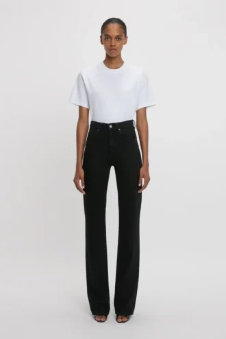 Jeans elasticizzati Julia in nero slavato