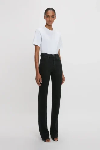 Jeans elasticizzati Julia in nero slavato