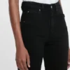 Jeans elasticizzati Julia in nero slavato Jeans elasticizzati Julia in nero slavato