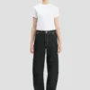 Jeans slouch a vita bassa in nero slavato Jeans slouch a vita bassa in nero slavato